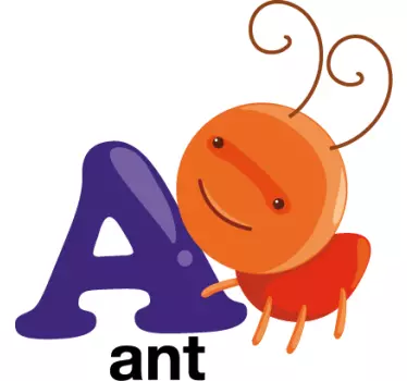 Naljepnica za djecu mrav - TenStickers