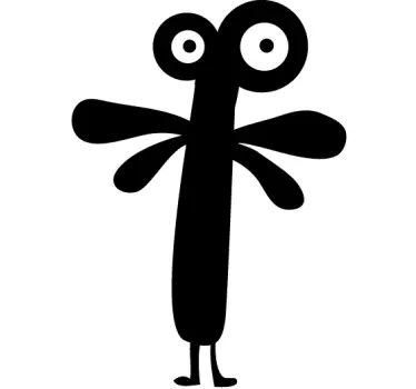 Naljepnica za djecu razigrani dizajn likova - TenStickers