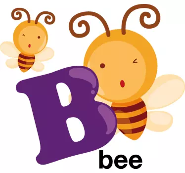 Naljepnica za djecu slovo b - TenStickers