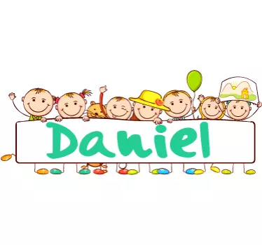 Naljepnica za osobno ime za bebe - TenStickers