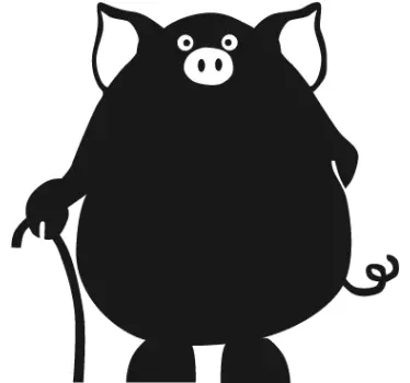 Naljepnica za zid od svinjske krede - TenStickers