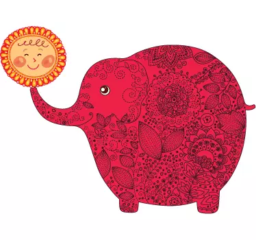 Naljepnica za zid slonice za djecu - TenStickers