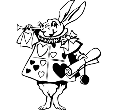 Naljepnica zid zidova od zeca - TenStickers