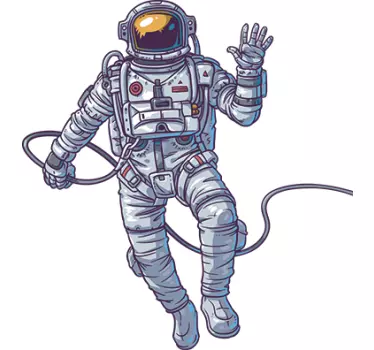 Naljepnica zida astronauta - TenStickers