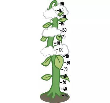 Naljepnica zidne ljestvice beanstalk - TenStickers