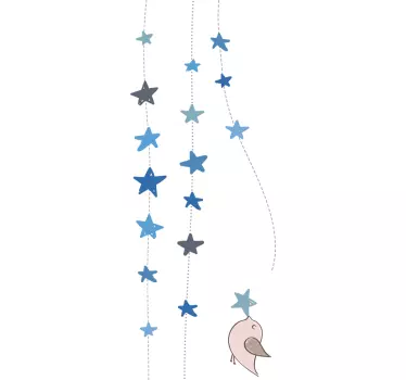 Naljepnica zidne zvijezde - TenStickers