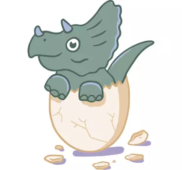 Naljepnica zidova dinosaura - TenStickers
