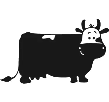 Naljepnica zidova od kravlje ploče - TenStickers