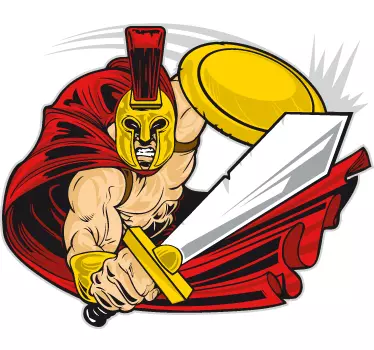 Spartanska ukrasna naljepnica - TenStickers