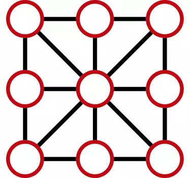Tic tac toe vinilne naljepnice podne pločice - TenStickers