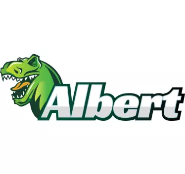 Zidna naljepnica dinosaur personalizirana - TenStickers