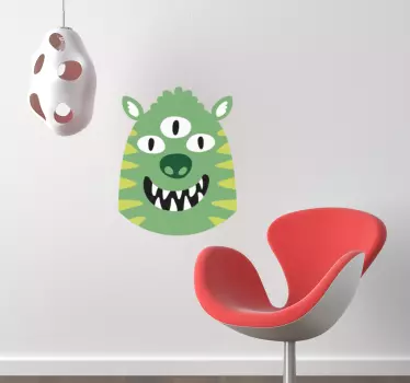 Naljepnica sretna čudovišta djeca - TenStickers