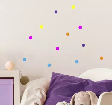 šarene konfete ilustracija zidna naljepnica - TenStickers