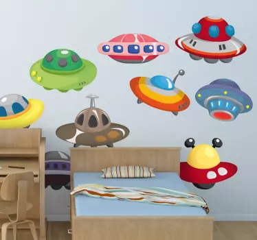 Vanzemaljci naljepnice za zid zidova - TenStickers
