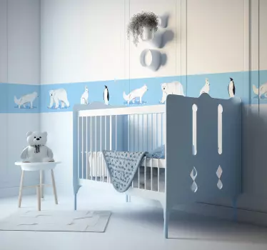 Naljepnice Granice arktičke životinje - TenStickers