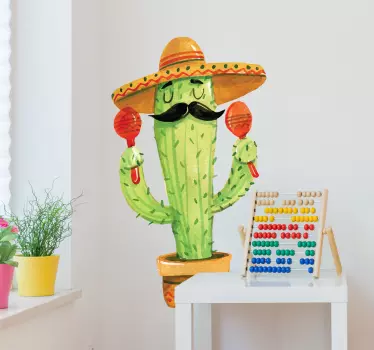 Dekoracija zidnih biljaka meksiko kaktus - TenStickers