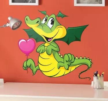 Djeca koja vole zidnu naljepnicu baby zmaj - TenStickers