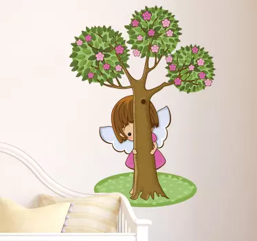 Djeca naljepnice stidljiv mali anđeo - TenStickers