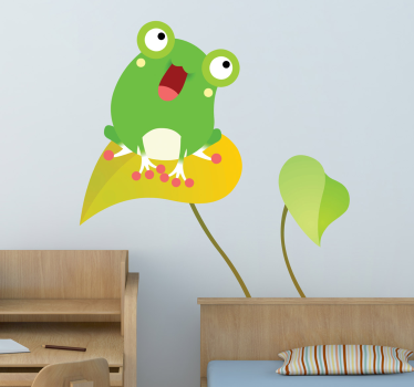 Djeca pjevaju naljepnicu zida žabe - TenStickers