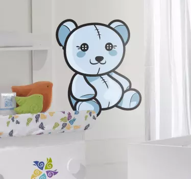 Djeca plavi medo naljepnica - TenStickers