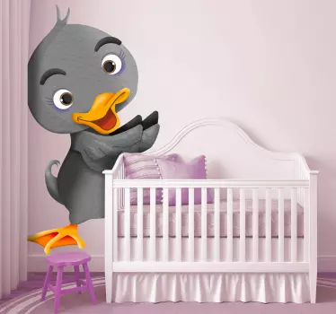 Dječja ružna patkica zidna naljepnica - TenStickers