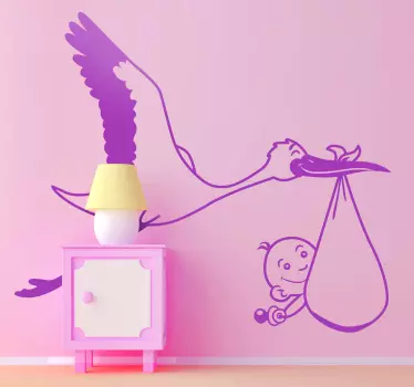 Dječja zidna naljepnica za bebe roda - TenStickers