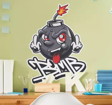Naljepnice životinje bomba lik umjetnički lik - TenStickers