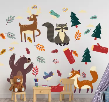 Dječje životinje divljač - TenStickers