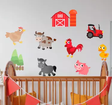 Domaće životinje odlepiti - TenStickers