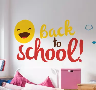 Edukativna naljepnica svijetla povratak u školu - TenStickers
