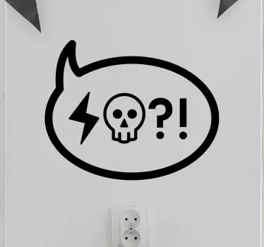 Eksplicitni simboli govorni mjehurić - TenStickers