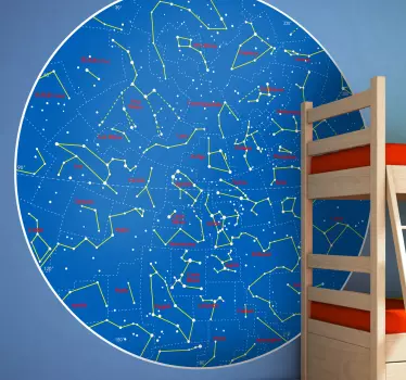 Freska sazviježđa južne hemisfere - TenStickers