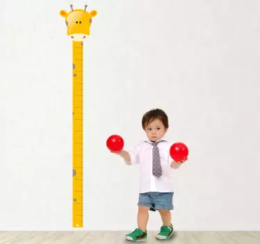 Girraffe za mjerenje zidnih naljepnica za dijete - TenStickers