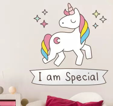 Ja sam posebna zidna naljepnica od jednoroga - TenStickers