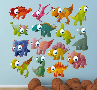 Kolekcija naljepnica dinosaura - TenStickers