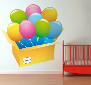 Kutija naljepnica s balonima za djecu - TenStickers