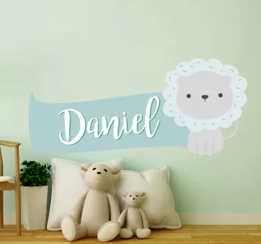Lav s naljepnicom divlje životinje - TenStickers
