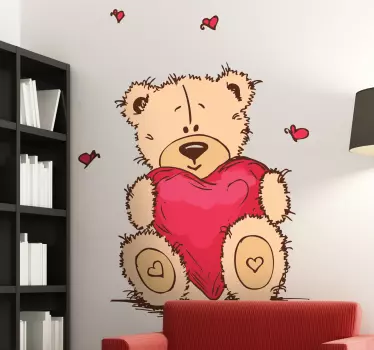 Ljupka medo ukrasna naljepnica - TenStickers