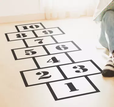 Moderni hopscotch djeca decal - TenStickers