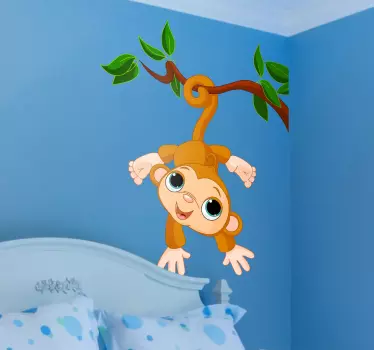 Naljepnica baby majmun djeca - TenStickers