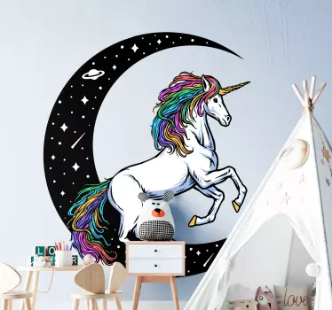 Naljepnica fantasy unicorn cinema - TenStickers