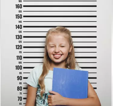 Naljepnica grafikona visine zatvora - TenStickers