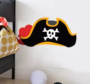 Naljepnica gusari sa šeširima za djecu - TenStickers