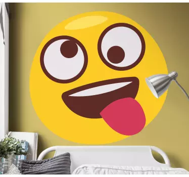 Naljepnica igrao emoji lice - TenStickers