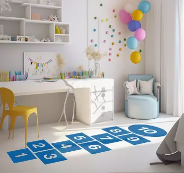 Naljepnice Igre kvadratovi skokicaKvadratovi skakanja - TenStickers