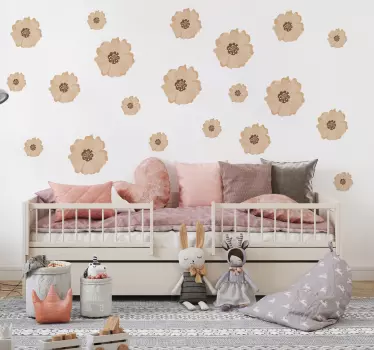 Naljepnice Ilustracije boho cvijeće - TenStickers