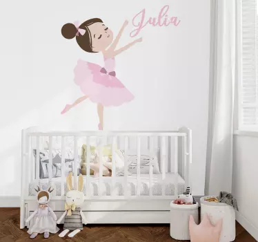 Naljepnice Ilustracije mala balerina - TenStickers