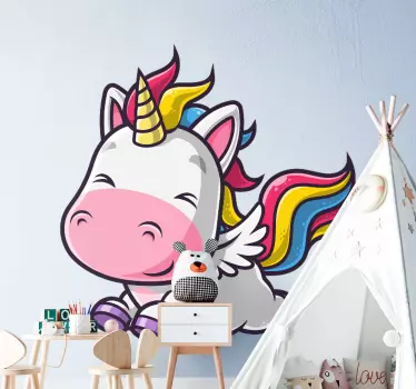 Naljepnica kino leteći jednorog - TenStickers
