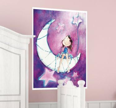 Naljepnica lol malone kids moon - TenStickers
