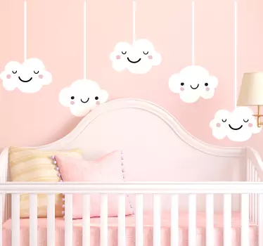 Naljepnica na oblaku zida - TenStickers